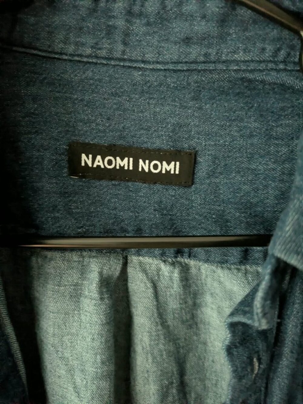 Naomi Nomi The Oxford Indigo Blue Hemp Cotton Denim - Picture 3 of 5